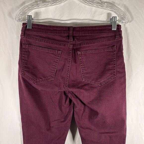 Gap Jeans Women's 4 Purple Favorite Jegging Denim Cotton Blend Button Zip - Picture 7 of 8